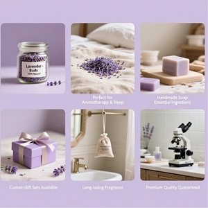 Toplu doğal üst sınıf saf organik çay rahatlatıcı teşvik etmek için uyku kurutulmuş kokulu sağlık lavanta çiçeği bitkisel çay - Product Image 5