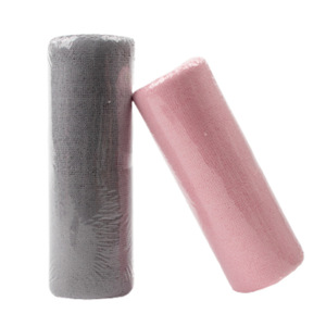 Paño de Limpieza para el Hogar de Encaje, Rosa y Gris, 20 Hojas por Rollo, Grueso, Desgarrable a Mano, Paño de Cocina - Product Image 1