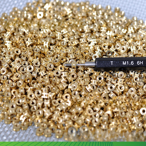 真ちゅう製インサートカールナットキットサイズM1M1.2 M1.4 M1.6 M2 M2.5 M3 M3.5 M4 M5 M6 M8 M10 M12 - Product Image 3