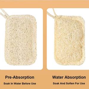 Natural Loofah Dishwashing <b>Brush</b> <b>Powerful</b> Kitchen Housework Cleaning Towel and Flesh <b>Brush</b> for Pots and Pans Scouring Pads - Product Image 3