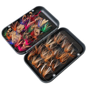 Palmer 50G gros nymphes truite bar pêche à la mouche leurres Kit <span class=keywords><strong>mouches</strong></span> boîte à <span class=keywords><strong>mouches</strong></span> matériel sec humide leurre attirer appât - Product Image 5