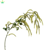 Künstliche Plastik-Hängeblume mit langem Stiel, Amaranthus-Zweig für Hochzeits-, Weihnachts-, Vasen-, Tisch- und Bürodekoration