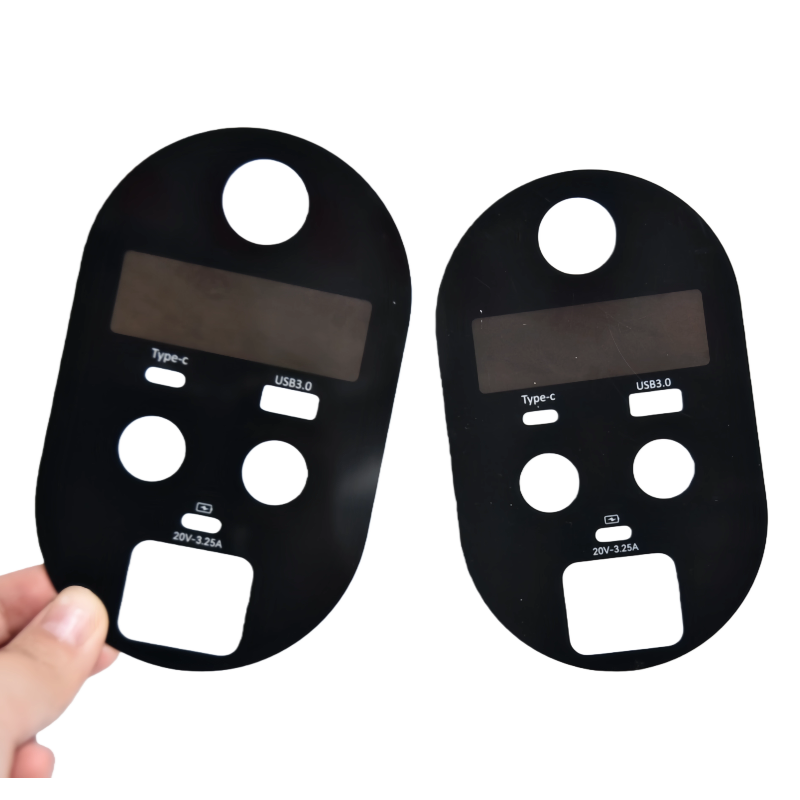 Black Acrylic Front Panel