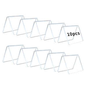 โต๊ะอะคริลิคป้ายยืนแสดงรูป <span class=keywords><strong>V</strong></span> อะคริลิคใสตารางด้านบนผู้ถือป้าย - Product Image 1