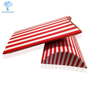 <b>Small</b> Paper Wholesale Price Custom Medium Rose <b>Pillow</b> Box With Handles <b>Pillow</b> Box - Product Image 4