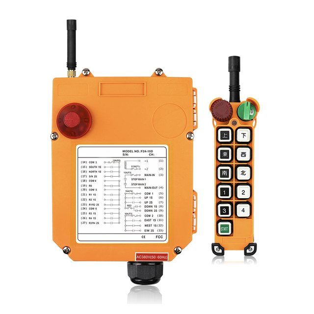 F24-10DS Universal Industrial Wireless Learning Code Crane Steer Loader Display Racks Hydraulic Hammer Industrial Remote Control