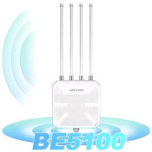 WAVLINK <span class=keywords><strong>Network</strong></span> Booster AX3000 Outdoor WiFi 6 Extender Punto de acceso inalámbrico, PoE activo, antenas 4x8dBi IP67 hasta 256 dispositivos - Product Image 1