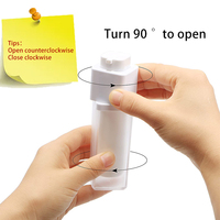 Bouteille de pompe sans air de luxe soins de la peau distributeur de dentifrice sous vide recyclable emballage de cosmétiques 15ml 30ml 50ml