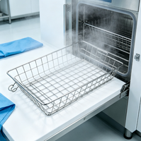 Panier en fil métallique en acier inoxydable pour stérilisation médicale, plateau en maille pour lavage et rangement d'instruments chirurgicaux pour autoclave