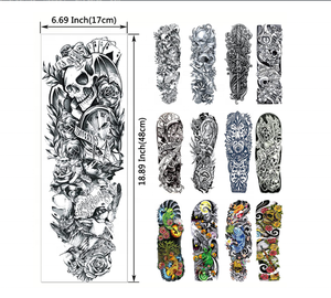 Tatuajes Temporales para hombres y mujeres, Mangas de tatuaje de brazo completo y medio brazo - Product Image 2