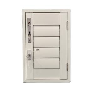 <span class=keywords><strong>Volet</strong></span> horizontal <span class=keywords><strong>extérieur</strong></span> en aluminium avec verrouillage, persienne verrouillable, peinture blanche, durable et écologique, garantie 2 ans pour usage hôtelier - Product Image 1