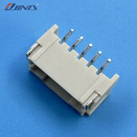 Connecteur PH-WT-5A 5 broches 2,0 mm à 90 degrés, horizontal, SMT, boîtier en nylon, installation sécurisée pour carte PCB, beige, montage sur carte LED