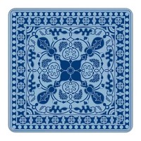 Tapis de mahjong à motif floral pêche chinois, durable, antidérapant, avec bords cousus, pour tables de mahjong