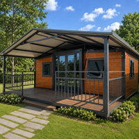 Villa Modulaire Préfabriquée Moderne de Luxe de 40 pieds, Pliable et Extensible, à Double Aile, 2 Chambres, Maison Conteneur Compacte, Appartement Supermarché