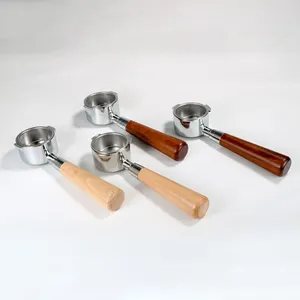 Кофемашины Delonghi аксессуары бездонный портафильтр с тремя ушами деревянная ручка 51 мм инструменты для приготовления кофе и чая