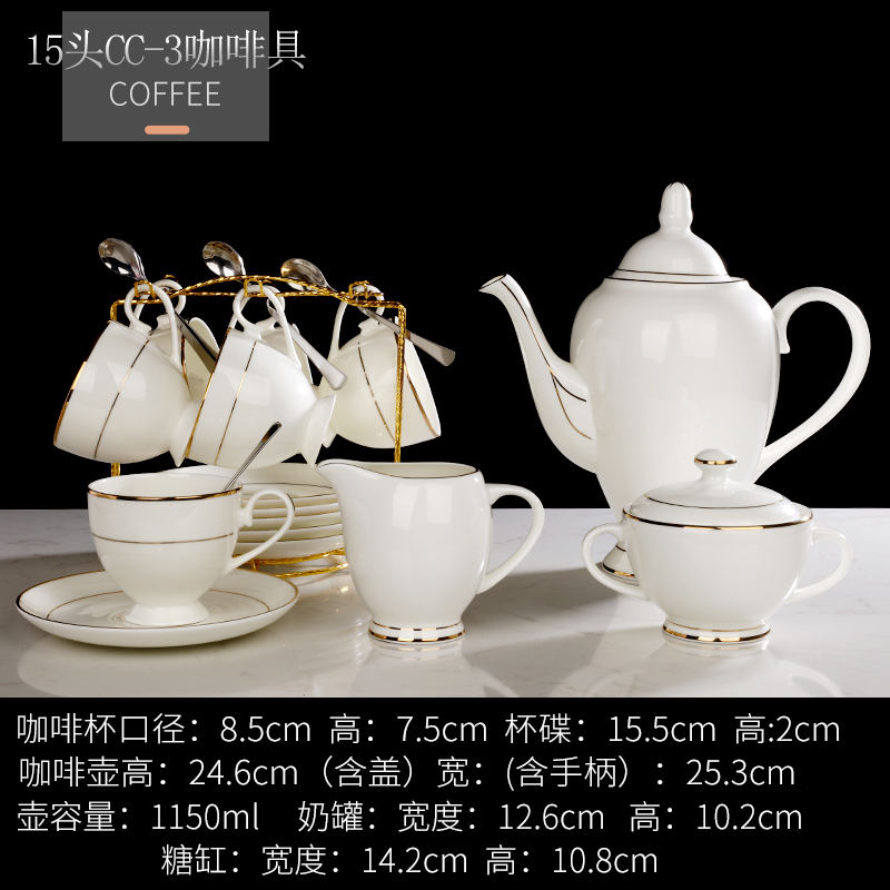 Ensemble de café de soucoupe de 15 cc-3