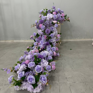 M-FR092คาดโต๊ะทางเดินดอกไม้ประดิษฐ์ขนาดใหญ่โต๊ะวิ่งดอกไม้งานแต่งงาน200ซม. ธงประดับดอกไม้สำหรับตกแต่งงานแต่งงาน - Product Image 6