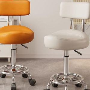 Silla de Peluquería Nueva 2025, Silla de Moda para Barbería, Móvil con Respaldo, Salón de Belleza, Bar - Product Image 3