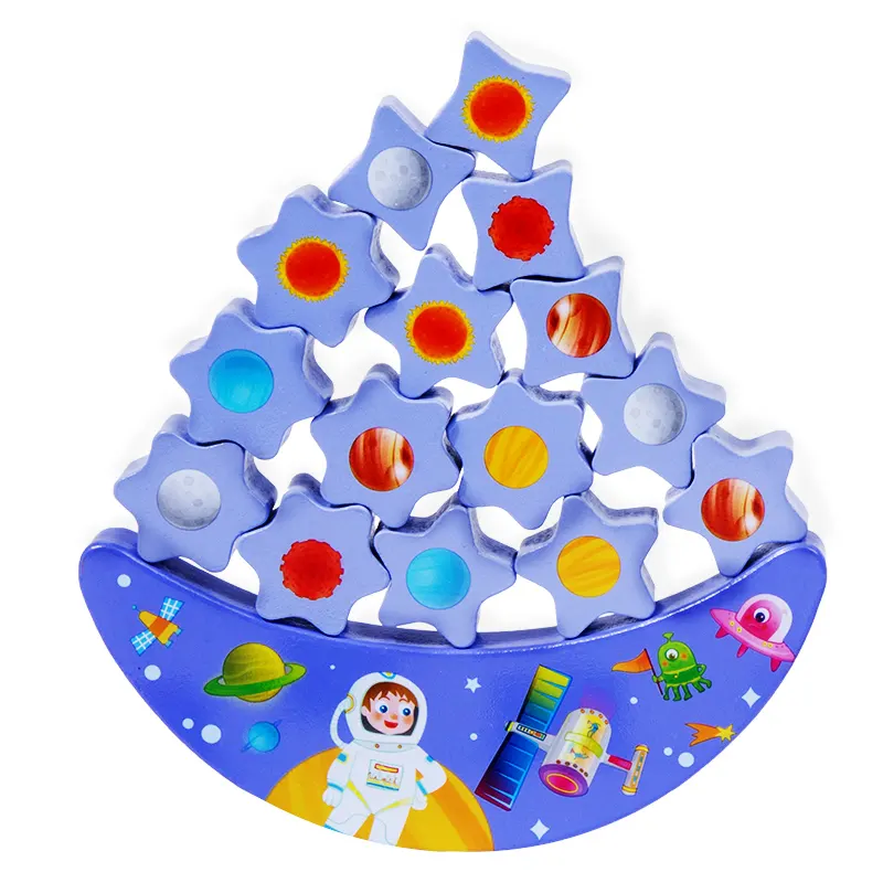 montessori starry sky balancing stacked building blocks toys parent child interactive fun early education educational toys ce