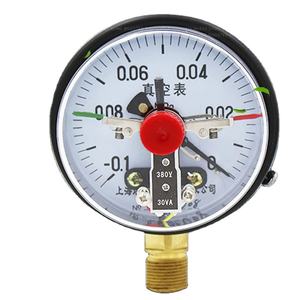 100 mm diameter elektrische contactmanometer 0-1,6 MPa vacuümdrukregelaar 10VA drukschakelaarbediening vasteland China - Product Image 4