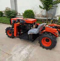 Traktor Roda 4X4 4WD Pertanian Kompak 25HP 30HP 35HP 40HP 50HP untuk Kebun, Kebun Raya, dan Rumah Kaca