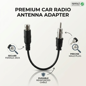 Cavo Adattatore Antenna FM per Stereo Moto Chevrolet Captiva Enclave, Cablaggio Maschio-Maschio 3.5MM per Radio CD - Product Image 3