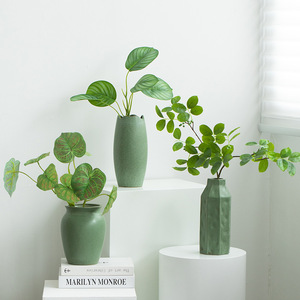 Vintage Style Ceramic Vase With Hydroponic Function for Living Room Entryway TV Console Dried Flower Display - Product Image 3