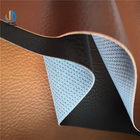 Haute qualité litchi motif PVC cuir Anti-moisissure tricoté pour canapé meubles siège de voiture chaise voiture maison Textile décoratif