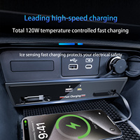 Station de charge rapide filaire pour voiture, mise à niveau et modification automobile 2023-2025, compatible avec Honda Breeze/CRV