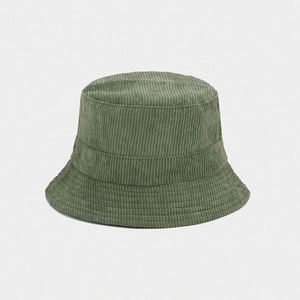Wholesale Women Men Hot Sale Autumn Spring Women Men <b>Reversible</b> Corduroy <b>Bucket</b> <b>Hat</b> - Product Image 6