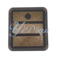132*146*29mm suku cadang mesin pekerjaan kayu warna coklat vakum penjepit blok alat cangkir hisap untuk mesin Router BIESSE CNC
