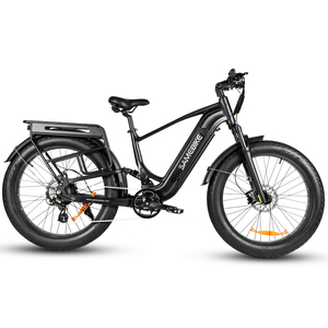 Vélo de montagne électrique hybride SAMEBIKE STORM, moteur à moyeu arrière, frein à disque hydraulique, 8 vitesses, alliage d'aluminium, moteur sans balais - Product Image 3