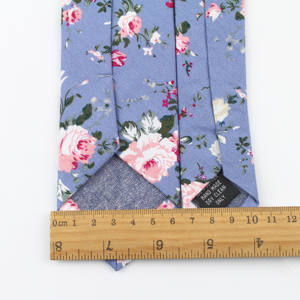 Flor de algodón corbata esqueleto Artificial lazos hombres Tulip pequeña corbata de diseñador estrella corbata Paisley - Product Image 5