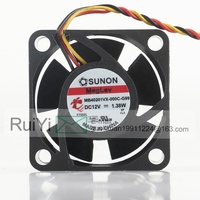 Ventilador de Refrigeración Sunon 5V 24V 48V DC 12V 1.38W AC EC 4020 40X40X20MM 4CM Silencioso con Levitación Magnética de 3 Cables MB40201VX-000C-G99