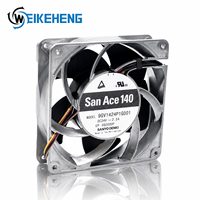 Kipas Pendingin Aksial Logam Penuh Original SANKO DENKI 9GV1424P1G001 24V DC 2.3A 140x140x38mm untuk Kabinet Industri, Inverter, dan Kipas UPS