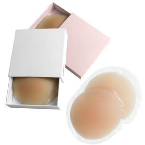 Cubiertas de pezón no adhesivas reutilizables, cubierta de pezón Invisible mate de silicona, imágenes abiertas calientes, cubierta de pezón Sexy para chicas - Product Image 1