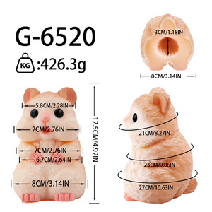 G6520 Fantasy Silicone Male <b>Masturbation</b> Sleeve Pocket Stroker Handheld Design with Raised Texture for Realistic Feeling - Product Image 5