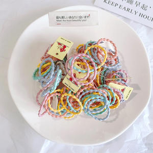 Vente en gros 100 pièces/sac coloré cheveux élastique cheveux cravate pouce anneau bébé <span class=keywords><strong>bandeau</strong></span> mignon enfants filles cheveux accessoires - Product Image 4