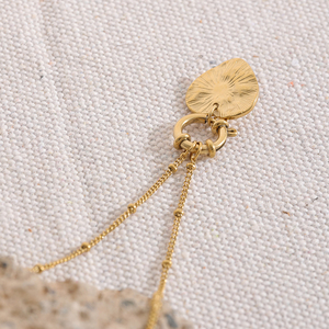 538 Charm Vintage <strong>Metal</strong> Heart Pendant Stainless Steel Necklace <strong>Gold</strong> Chain <strong>Collar</strong> Fashion France Trendy Jewelry Bijoux - Product Image 5