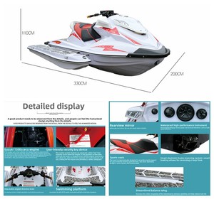 <span class=keywords><strong>Jet</strong></span> <span class=keywords><strong>ski</strong></span> trimaran en fibre de verre 1300CC, moteur <span class=keywords><strong>85</strong></span> chevaux, bateau rapide - Product Image 2