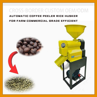 Décortiqueuse industrielle robuste pour grains de café et riz, moteur 2,2 kW, haute efficacité 99 %, en acier inoxydable, grande vitesse, grande capacité