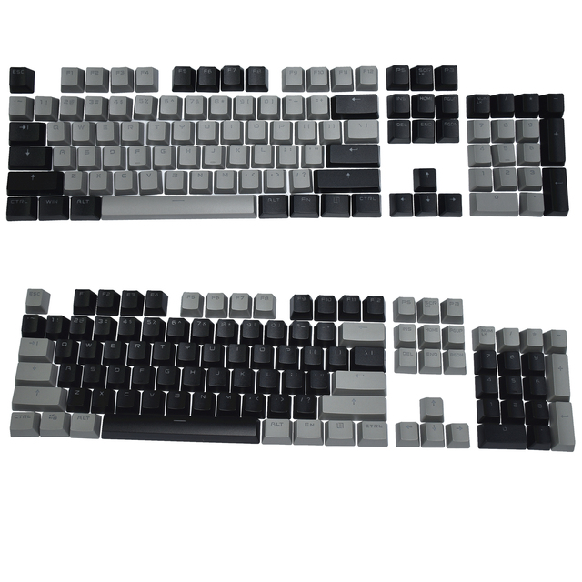 OSHID 104 Keys PBT Double Shot Keycaps OEM Profile Custom Keycaps for Mechanical Keyboard Keycaps