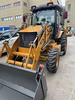 Performances exceptionnelles avec une bonne qualité, chargeuse-pelleteuse d'occasion CAT 420F, moteur d'origine, peinture d'origine, homologuée EPA