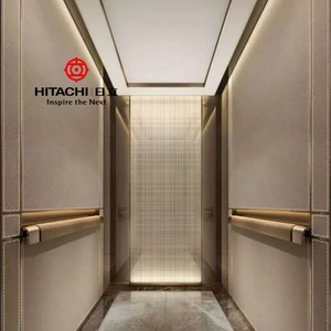 Ascenseurs résidentiels Hitachi de haute qualité, cabine d'ascenseur de luxe avec écran LCD, ascenseur personnalisable pour la maison, 1,0 m/s, 600 kg - Product Image 4