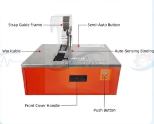 Geschikt voor multifunctionele elektrische omsnoeringsmachines en wikkelmachines voor voedsel, bloemen en groenten, draadbundels, enz. - Product Image 3