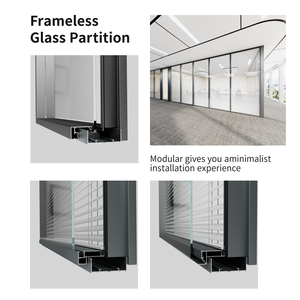 Phân chia mô-đun phân vùng di chuyển văn phòng tủ phòng Bảng điều khiển với phòng họp cho tường kính - Product Image 4