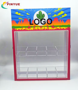 <span class=keywords><strong>Support</strong></span> d'affichage moderne <span class=keywords><strong>pour</strong></span> cigarettes en acrylique avec éclairage LED et montage facile <span class=keywords><strong>pour</strong></span> supermarchés et magasins de proximité - Product Image 3