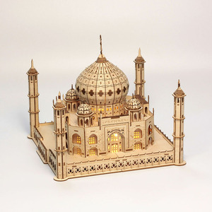 Bloques de Construcción del Taj Mahal de la India, Modelo de Adorno, Juego de Bloques de Construcción Educativos para Niños, Rompecabezas 3D, Venta al Por Mayor - Product Image 6