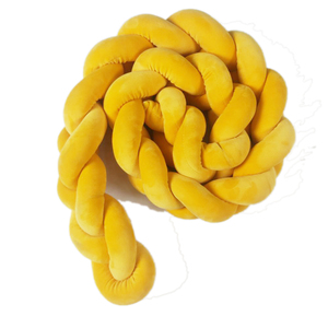 OEM bebé de juguete infantil de la felpa cama <span class=keywords><strong>cuna</strong></span> parachoques para ropa de cama <span class=keywords><strong>cuna</strong></span> trenzado hilo de punto de bebé nudo - Product Image 2