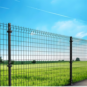 سياج محيط للحديقة ثلاثي الأبعاد قابل للتخصيص عالي الجودة للبيع بالجملة سهل التجميع لوحة شبكة سلكية حديدية متينة - Product Image 4